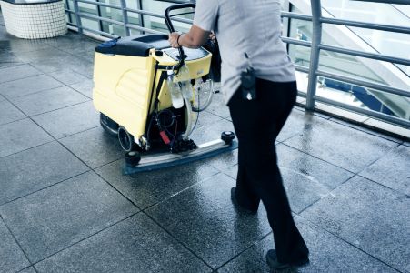 Floor cleaning in Atlanta by Baza Services