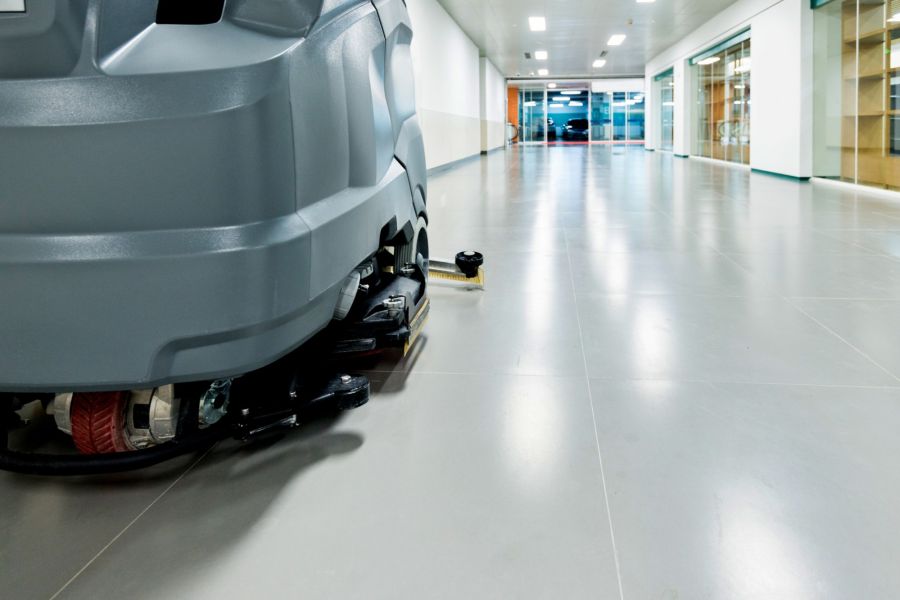 Floor Stripping and Waxing by Baza Services
